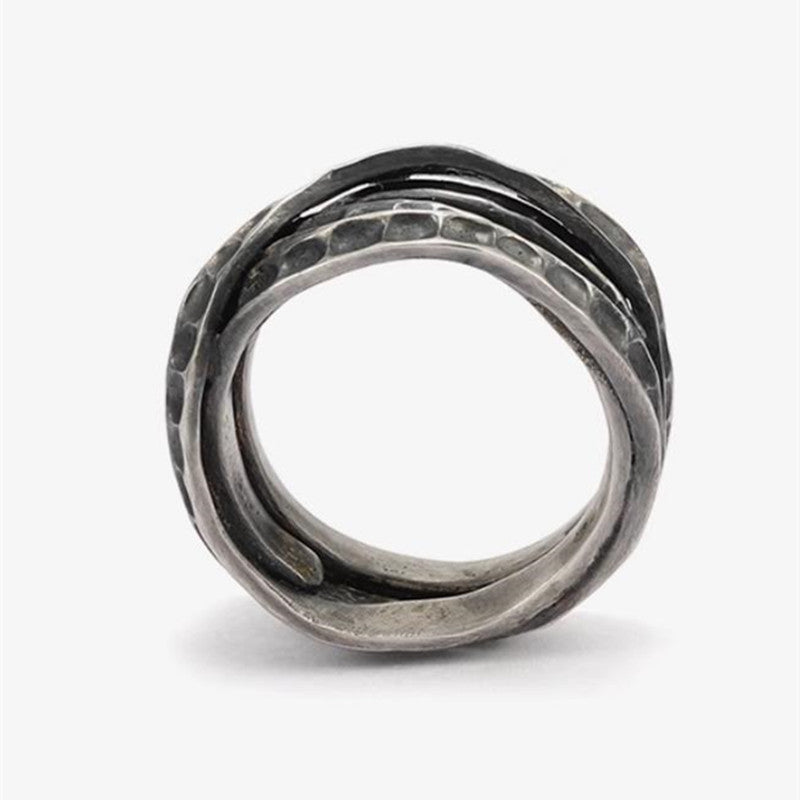 Handcrafted Pure Silver 999 Twisted Band Ring