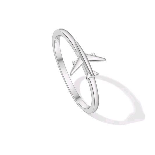 925 Sterling Silver Airplane Ring – Travel & Wanderlust Jewelry