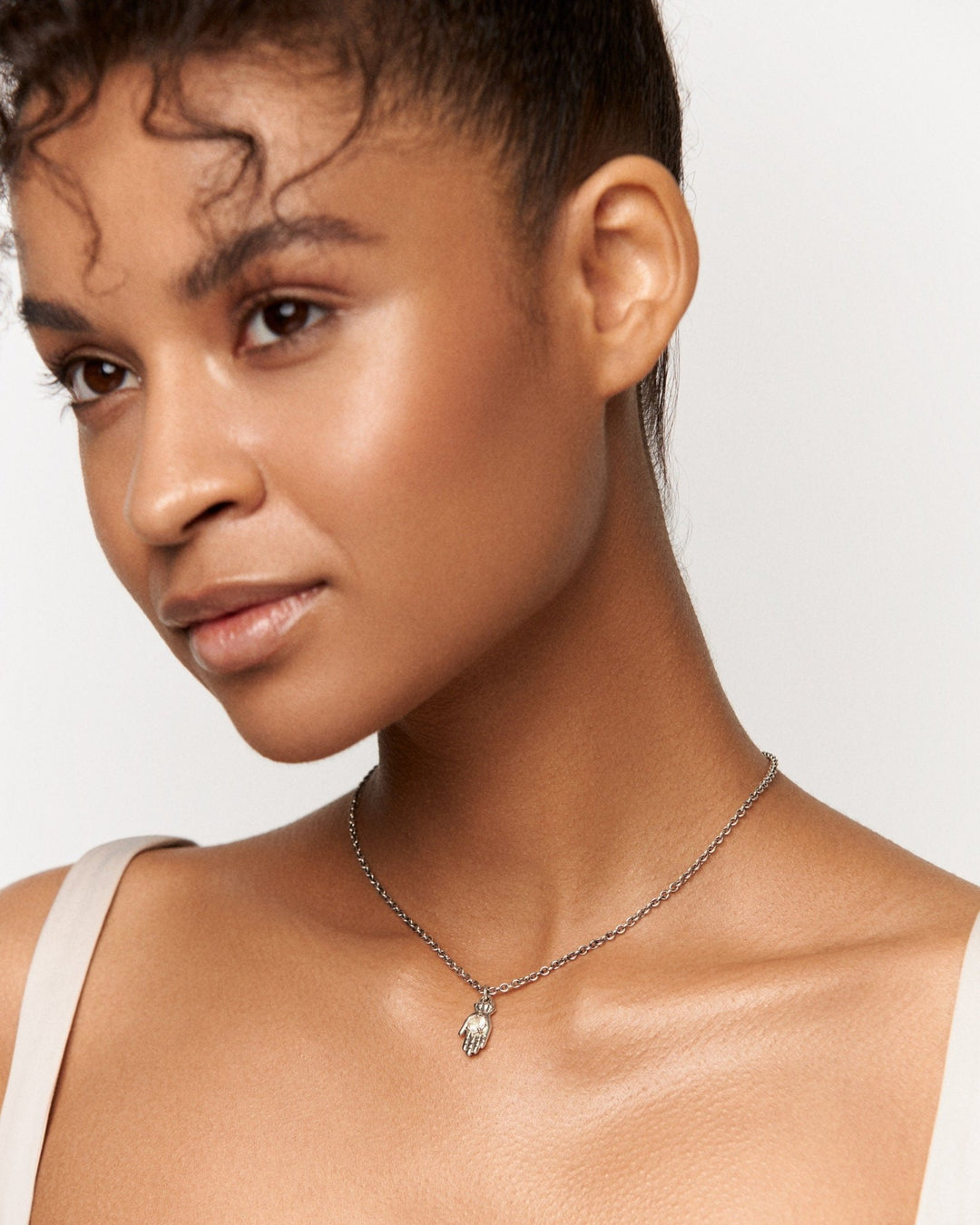 The Guardian Heart Necklace – Handmade 925 Sterling Silver with Rose Quartz