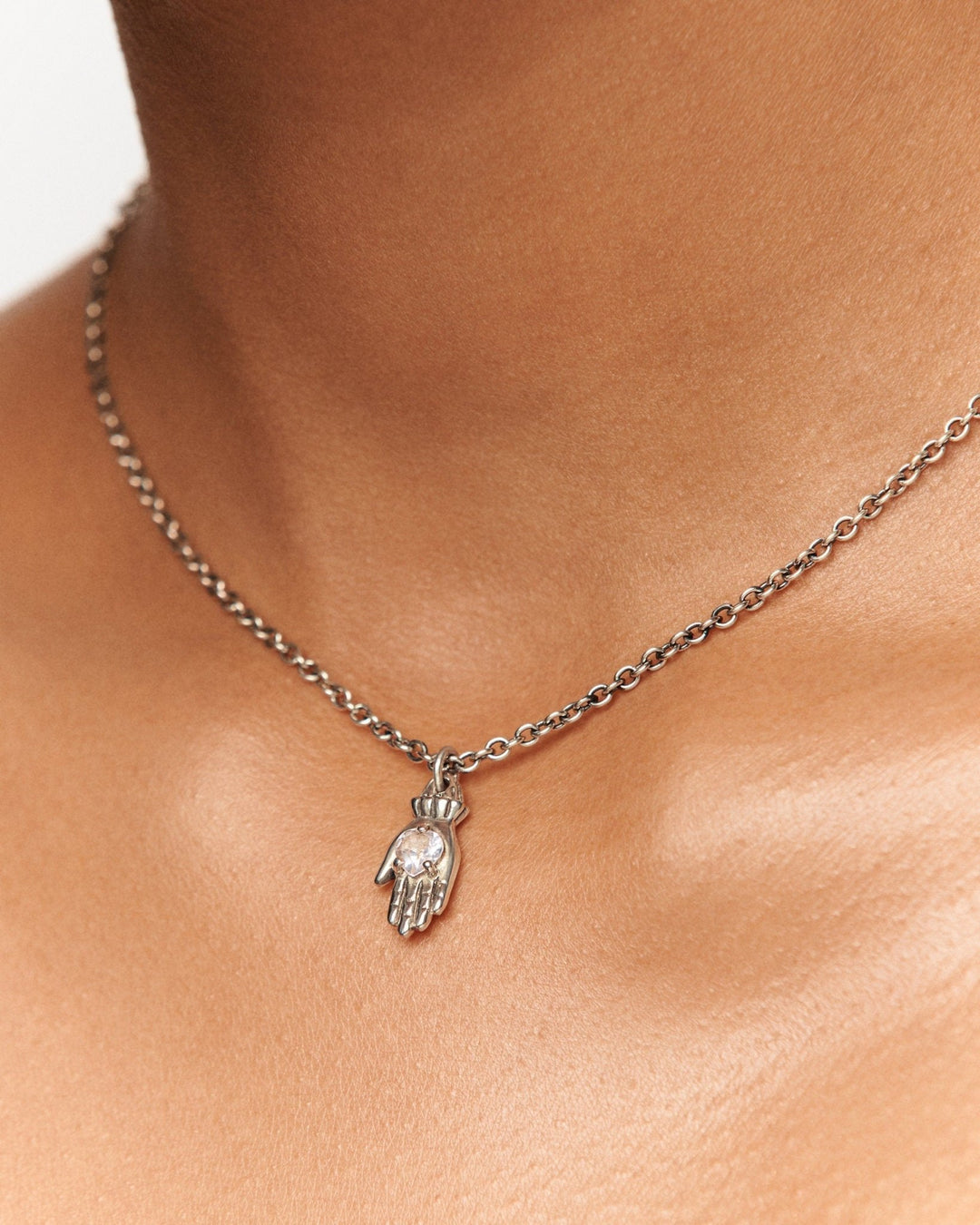 The Guardian Heart Necklace – Handmade 925 Sterling Silver with Rose Quartz