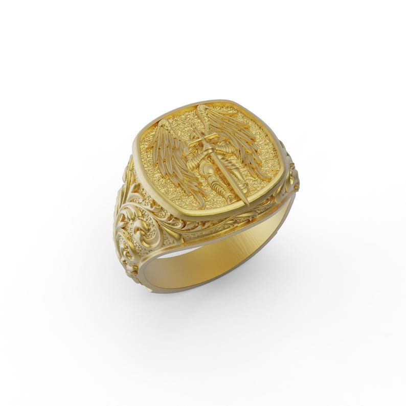 Guardian of Light – St. Michael Signet Ring