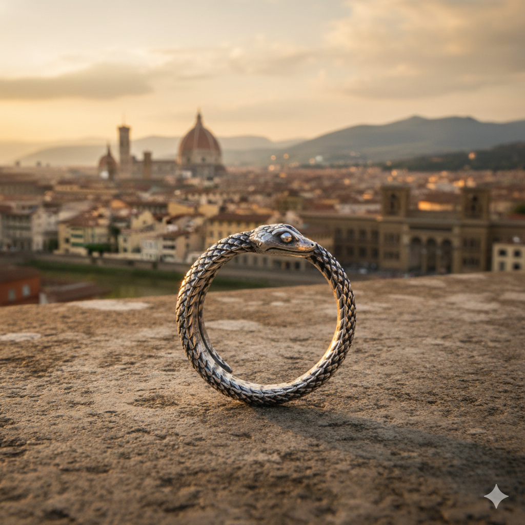 Ouroboros Ring – Eternal Cycle of Renewal