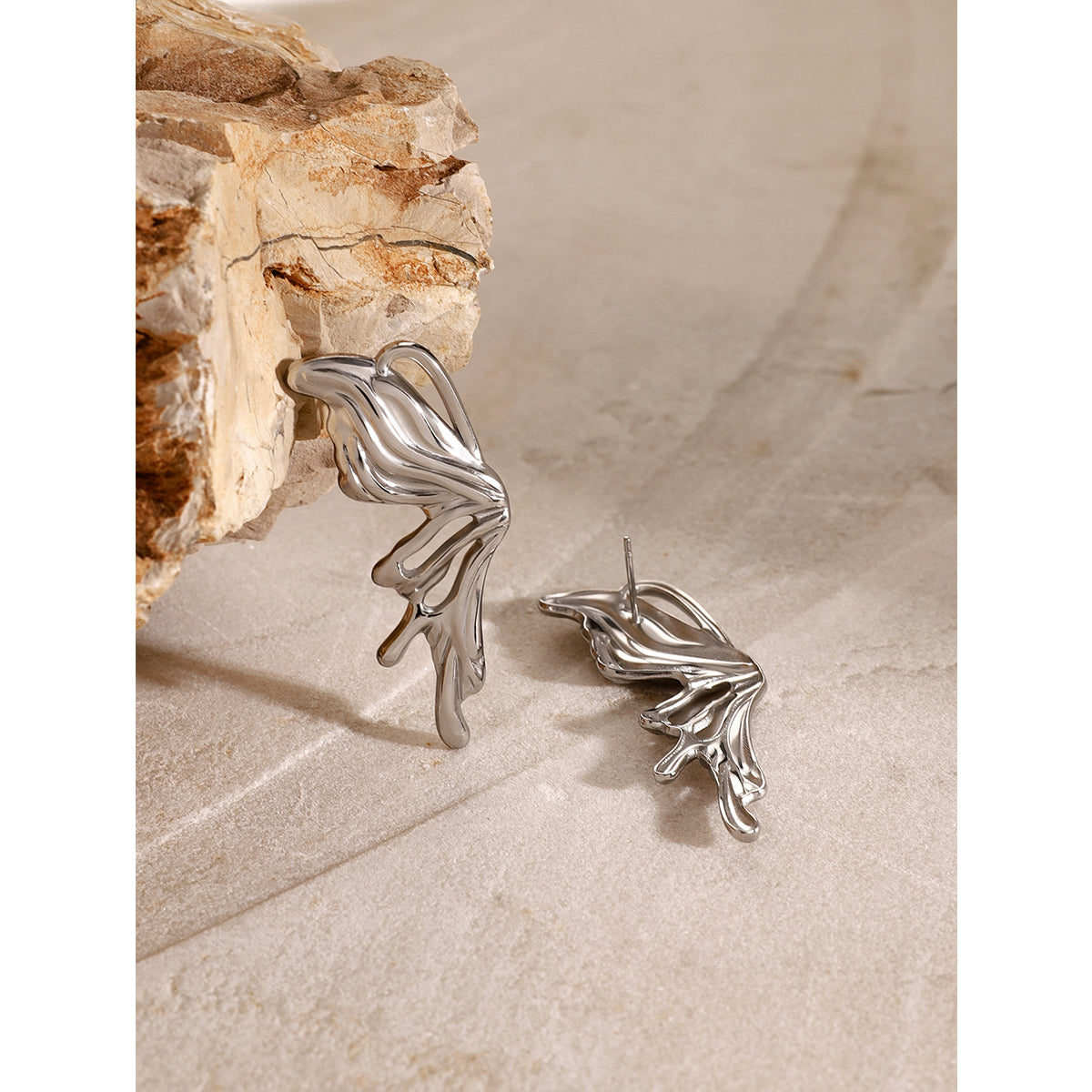 Butterfly Asymmetrical earrings