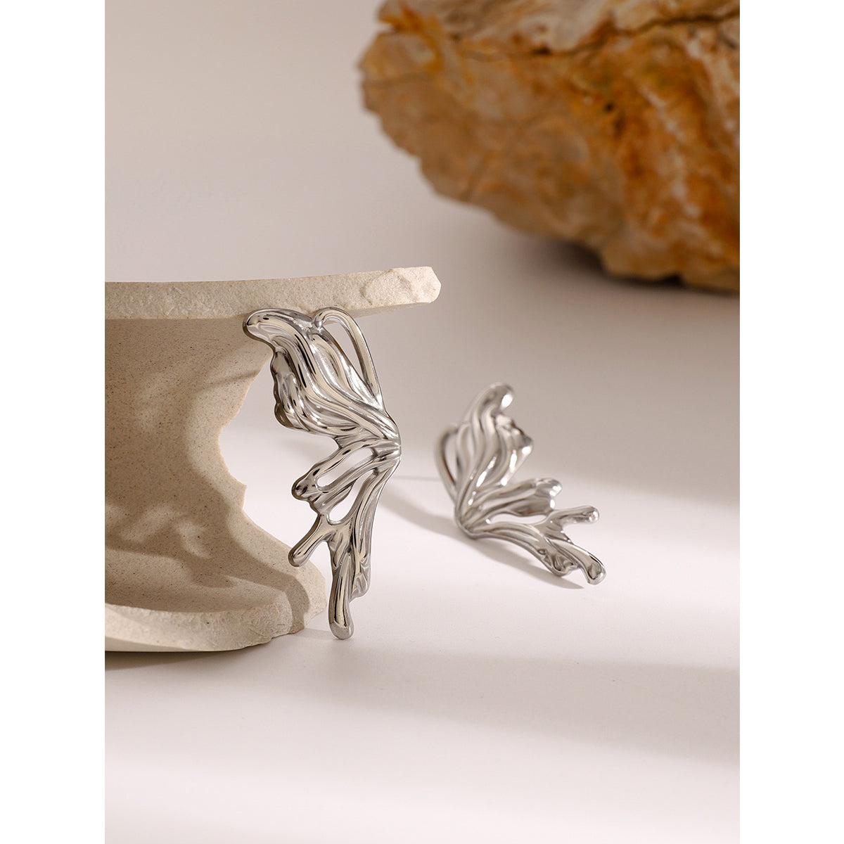 Butterfly Asymmetrical earrings