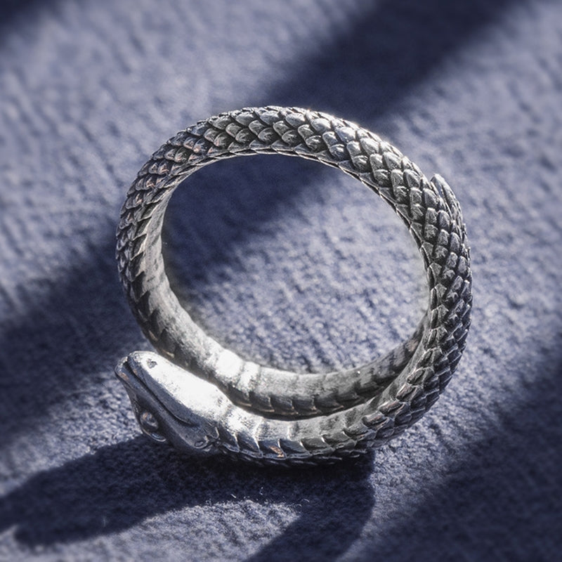 Ouroboros Ring – Eternal Cycle of Renewal