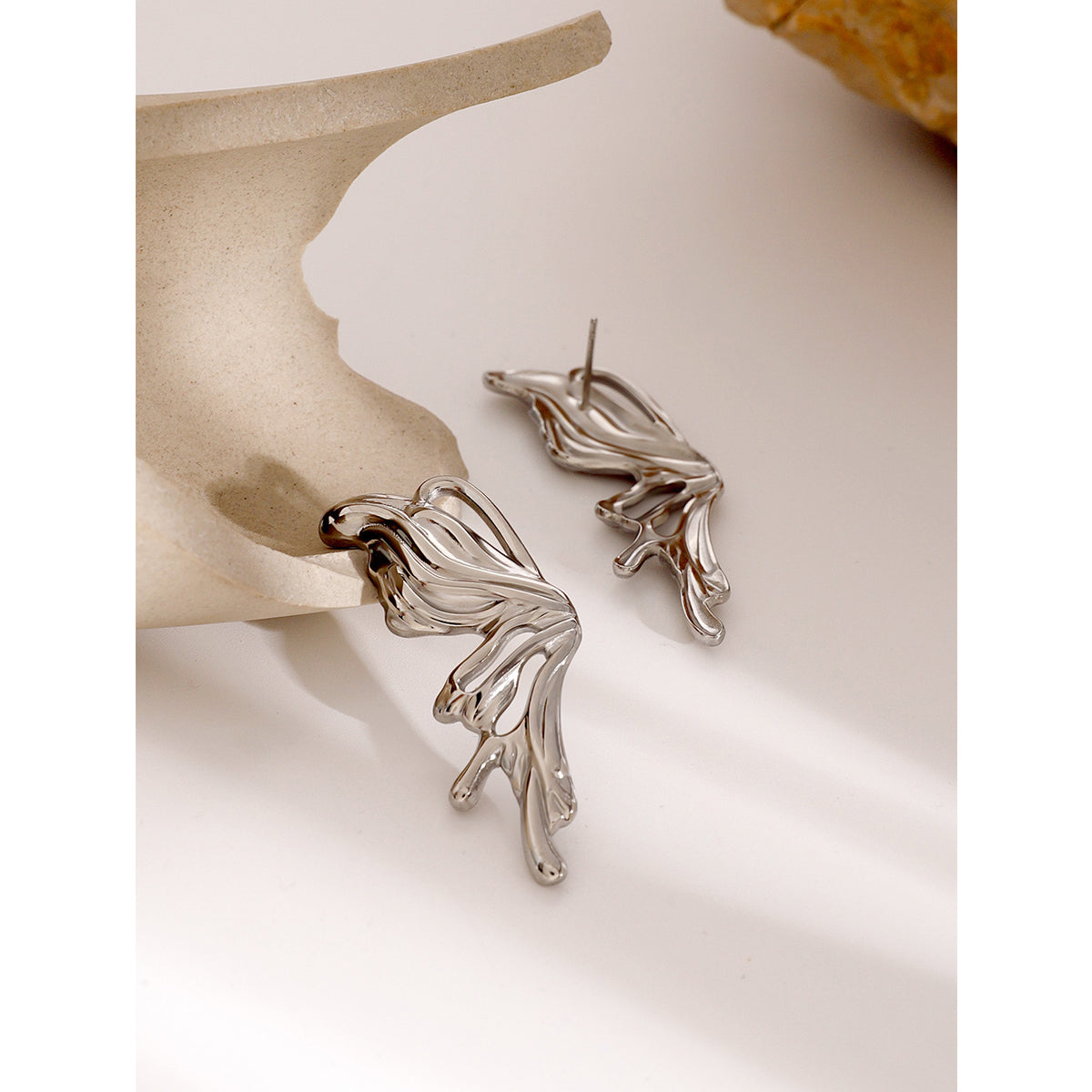 Butterfly Asymmetrical earrings