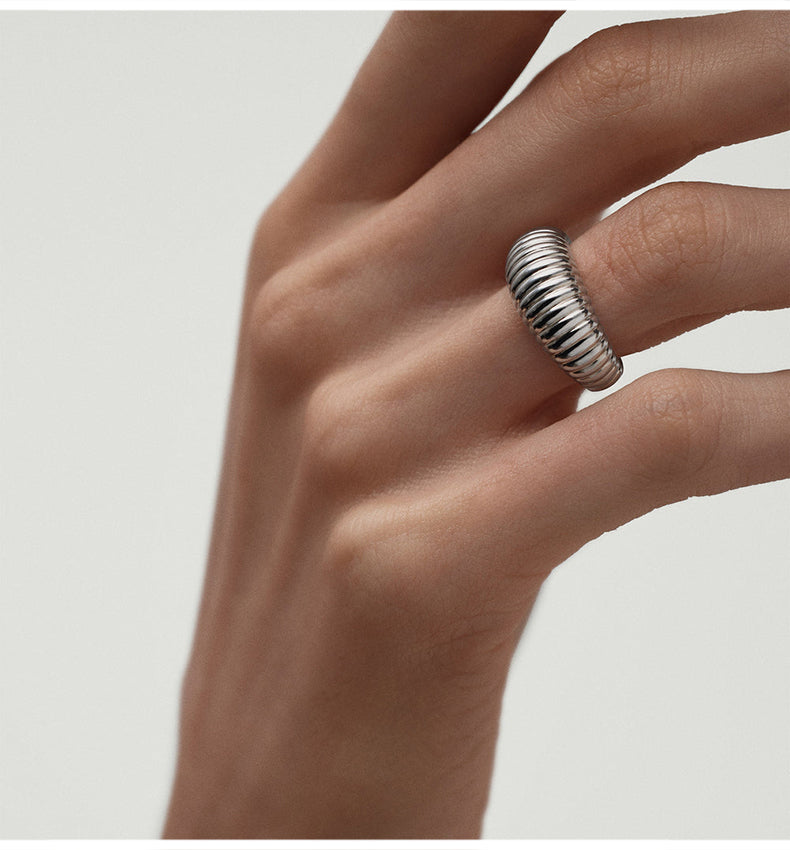 The Florence Dome Ring – Gold Plated Silver 925