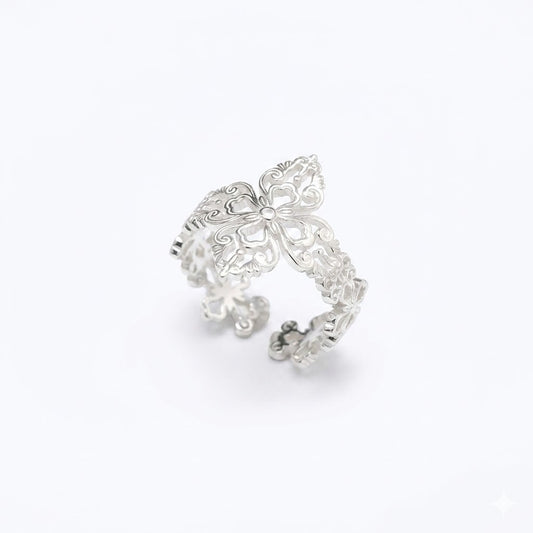Handcrafted Florentine Filigree Ring | 925 Sterling Silver
