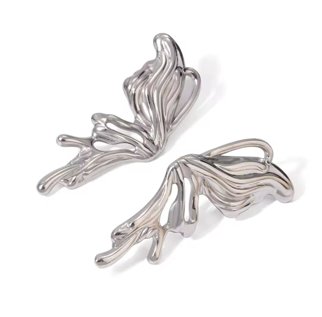 Butterfly Asymmetrical earrings