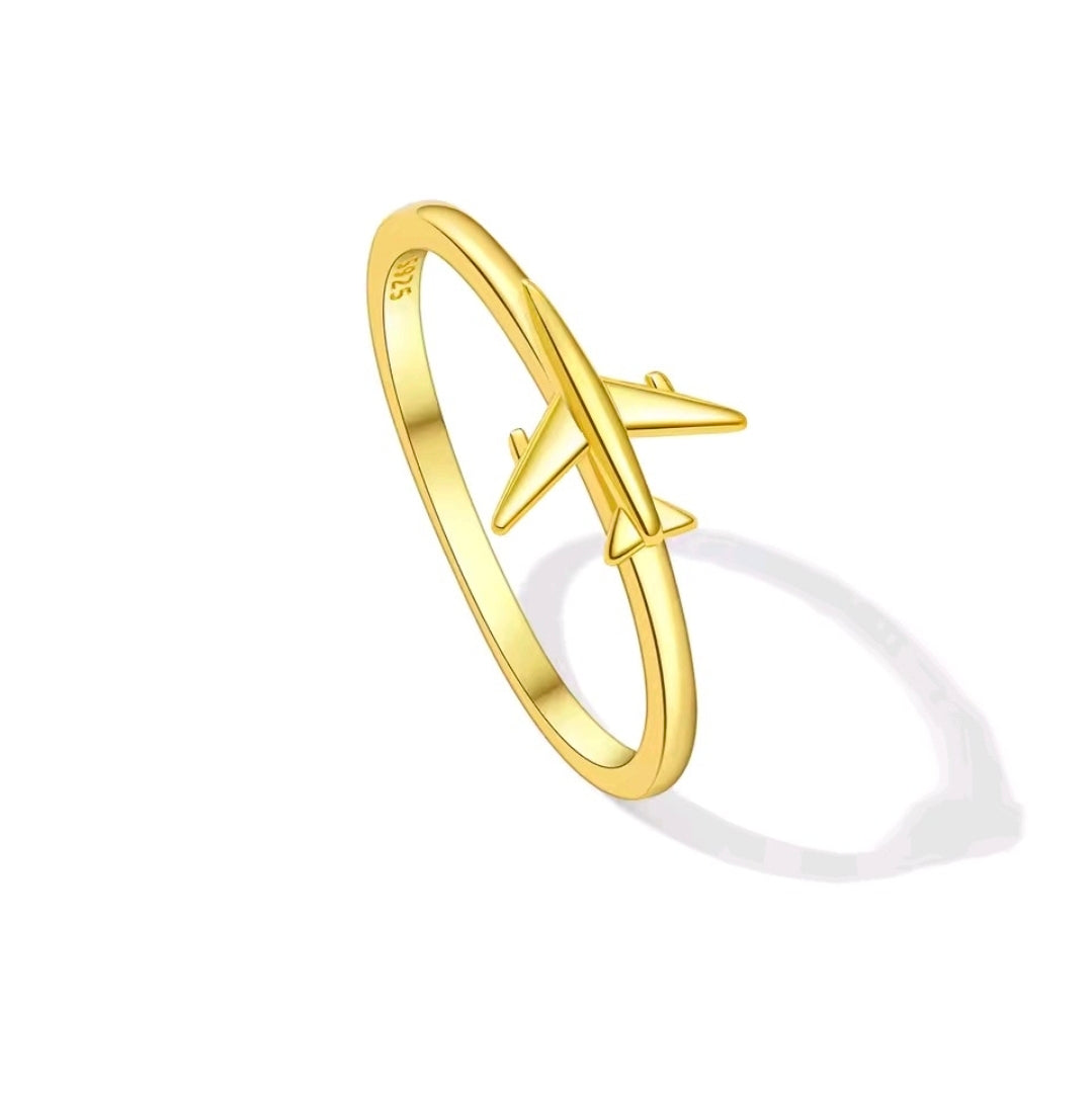 925 Sterling Silver Airplane Ring – Travel & Wanderlust Jewelry