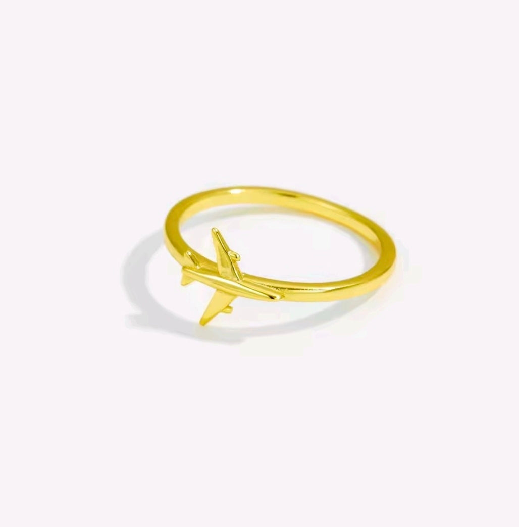 925 Sterling Silver Airplane Ring – Travel & Wanderlust Jewelry