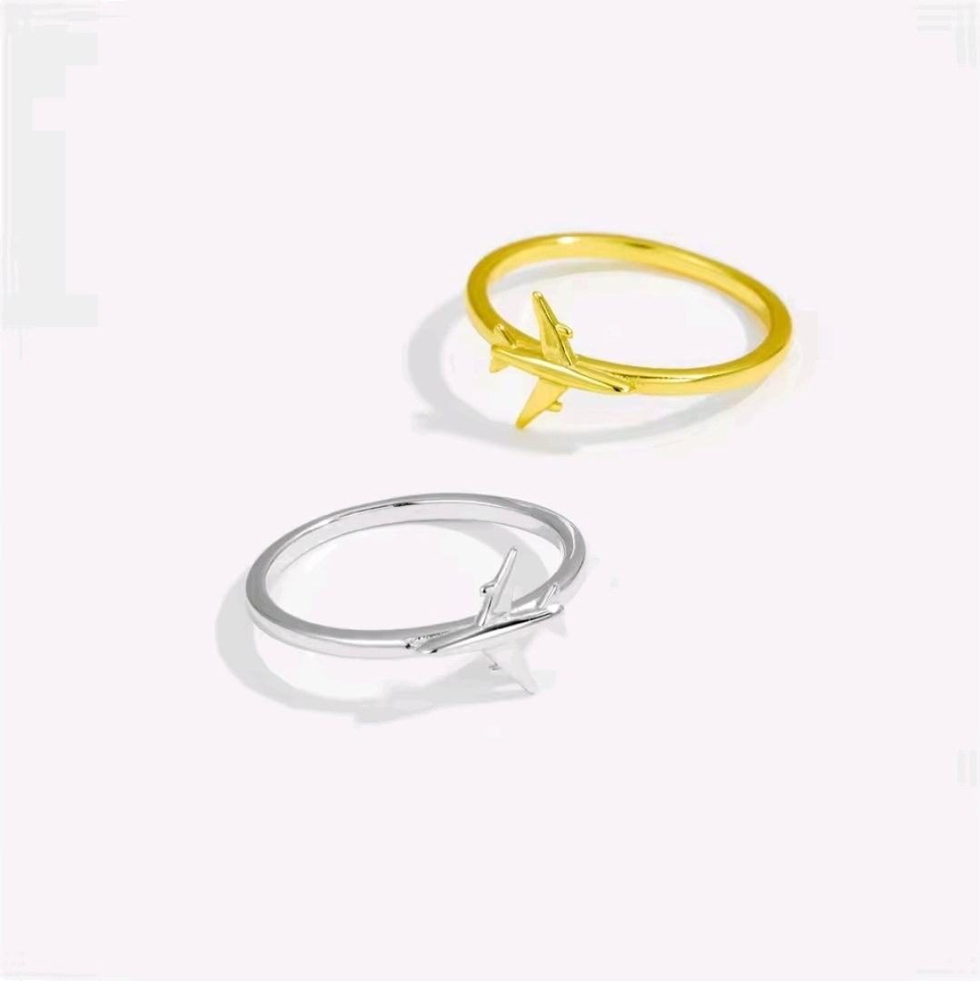925 Sterling Silver Airplane Ring – Travel & Wanderlust Jewelry