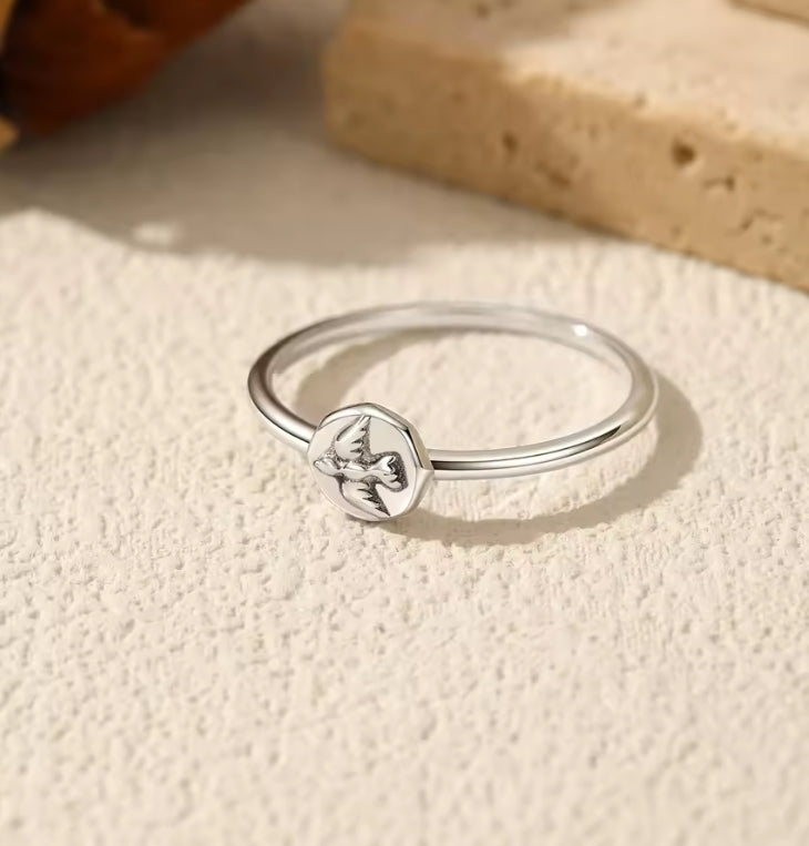 The Dove Ring – 925 Sterling Silver