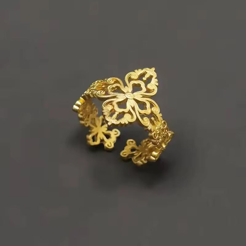 Handcrafted Florentine Filigree Ring | 925 Sterling Silver