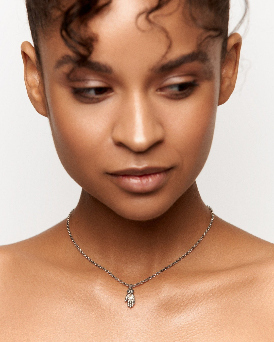 The Guardian Heart Necklace – Handmade 925 Sterling Silver with Rose Quartz