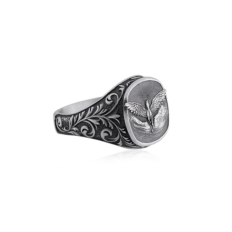 Pegasus Signet Ring - Messenger of the Skies