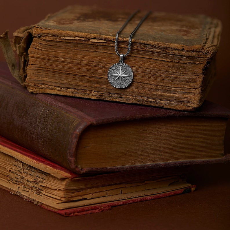 Voyager’s Talisman – Nautical Compass Necklace