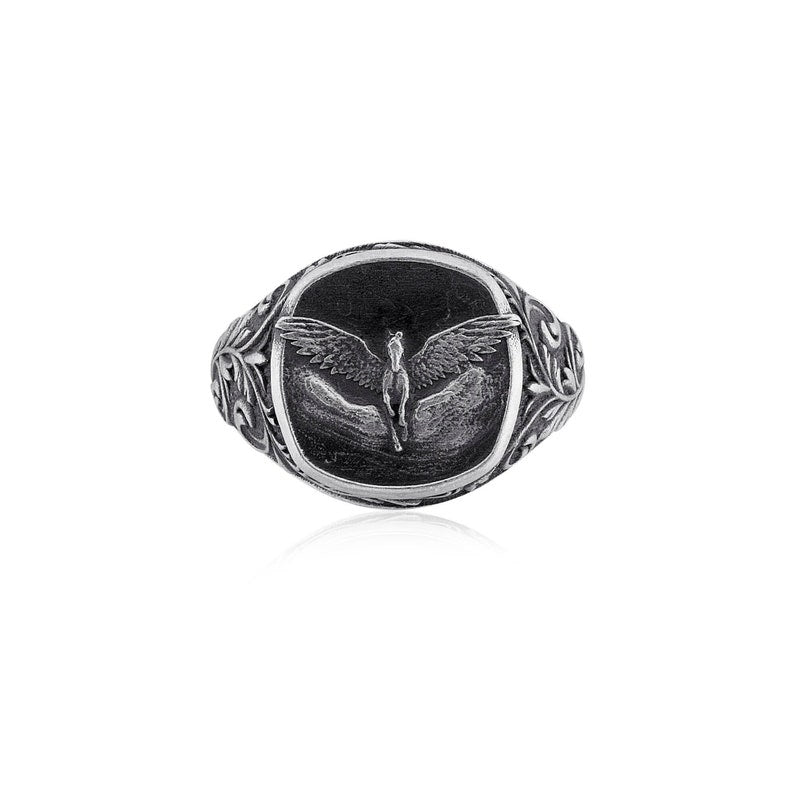 Pegasus Signet Ring - Messenger of the Skies