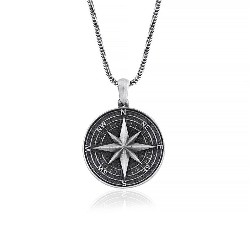 Voyager’s Talisman – Nautical Compass Necklace