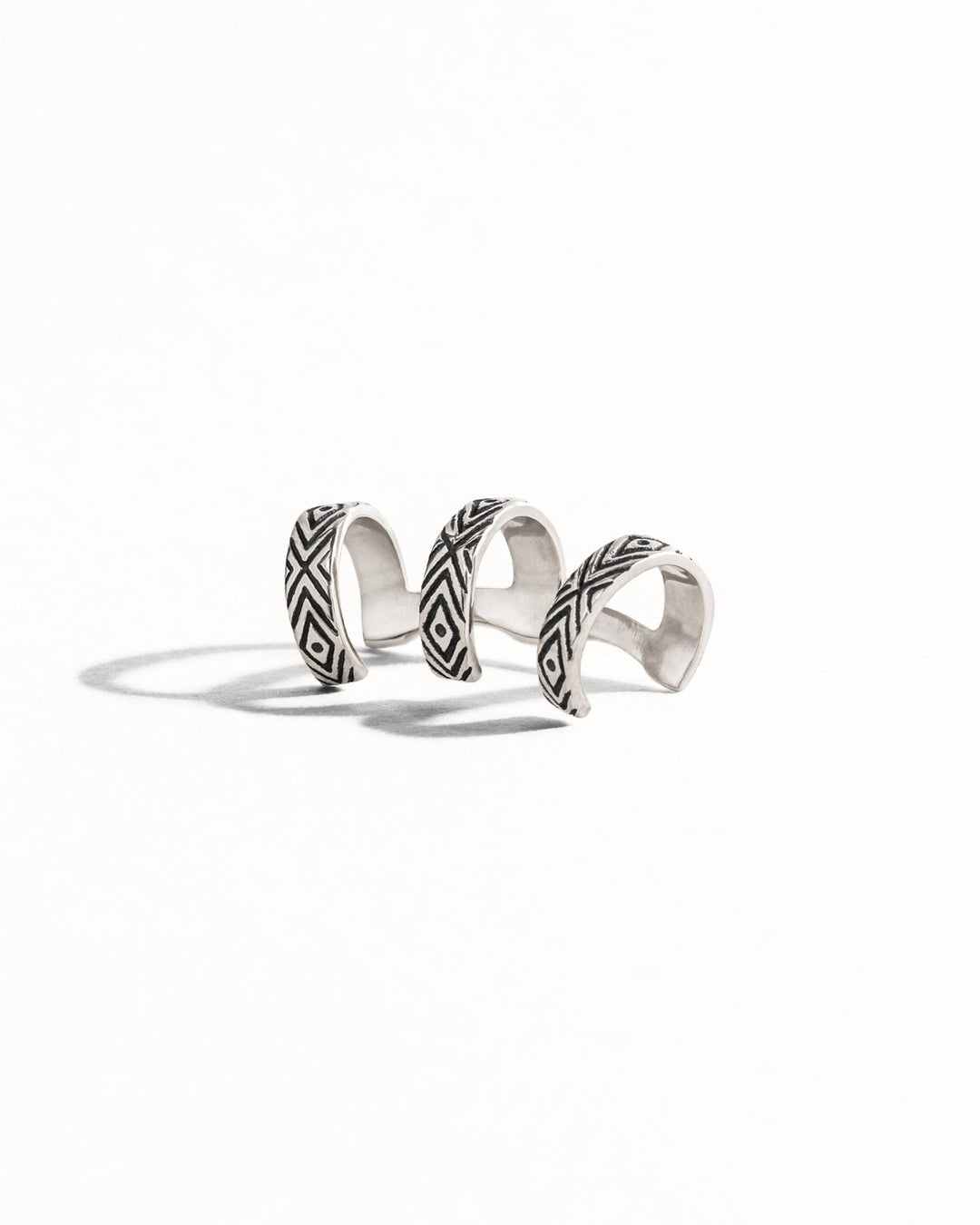Triple Ear Cuff – Handmade 925 Sterling Silver (Sold Individually)