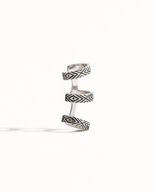 Triple Ear Cuff – Handmade 925 Sterling Silver (Sold Individually)