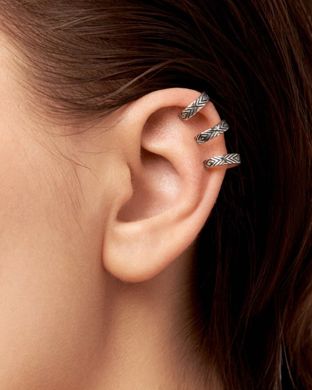 Triple Ear Cuff – Handmade 925 Sterling Silver (Sold Individually)